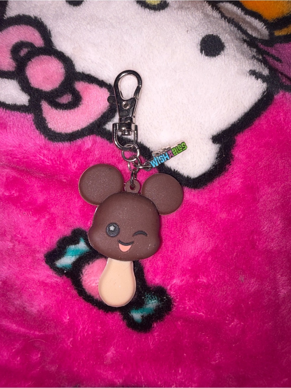 Disney Parks Mickey bar Ice Cream Wishables Keychain Bag Charm